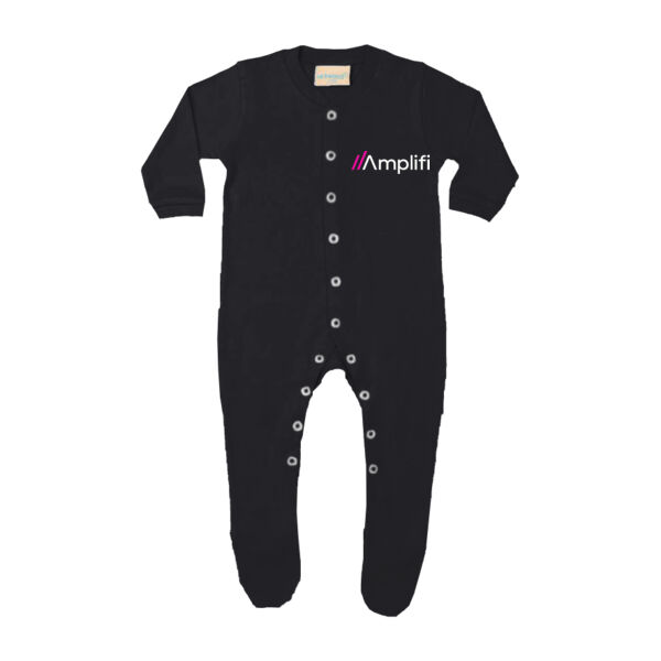 Amplifi Baby Sleepsuit - Black Thumbnail